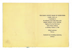 original 1962 dedication invite for frank lloyd wright's marin county civic center