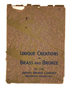 original art deco depression-era profusely illustrated artistic bronze company catalog