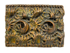 carefully restored original 1889-90 louis h. sullivan designed interior cast plaster auditorium panel with thistle motif