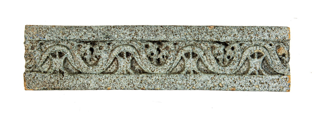 original 1922 spray-glazed louis h. sullivan-designed krause music store terra cotta storefront window surround assemblage