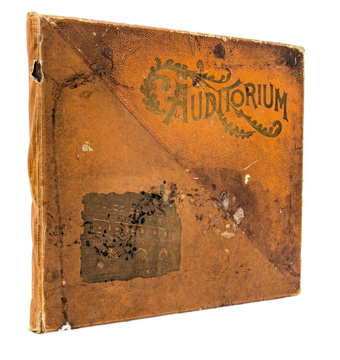 exceptionally rare and original 1889 offical adler and sullivan auditorium building and theater dedication book