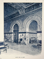 exceptionally rare and original 1889 offical adler and sullivan auditorium building and theater dedication book