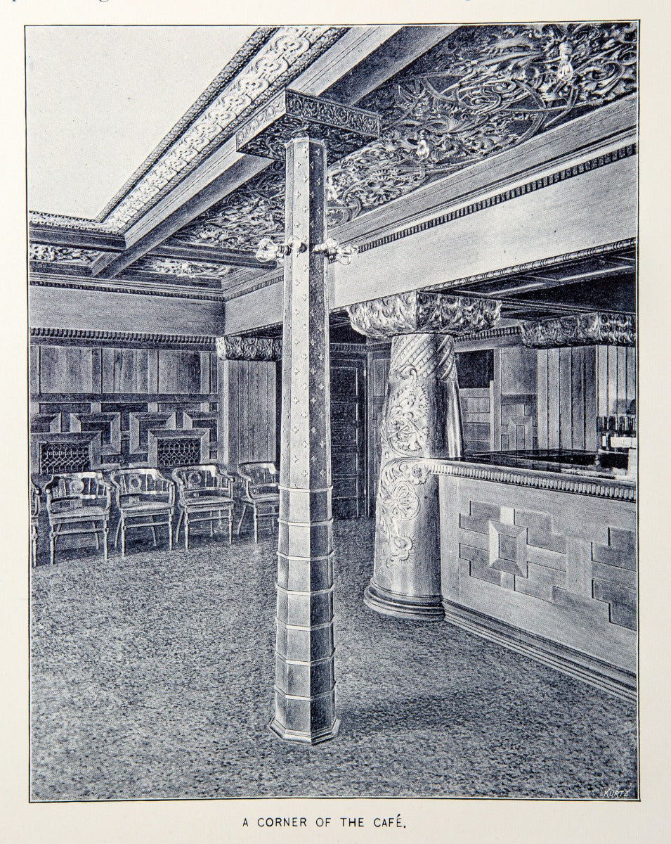 exceptionally rare and original 1889 offical adler and sullivan auditorium building and theater dedication book