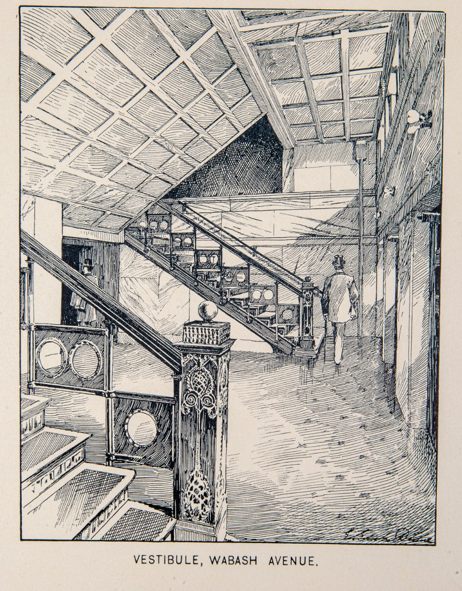 exceptionally rare and original 1889 offical adler and sullivan auditorium building and theater dedication book