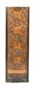 louis h. sullivan-designed ornamental cast iron copper-plated chicago stock exchange elevator surround panel