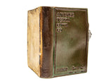 one of two very rare all original and richly colored advance terra cotta owl bookend salesman sample