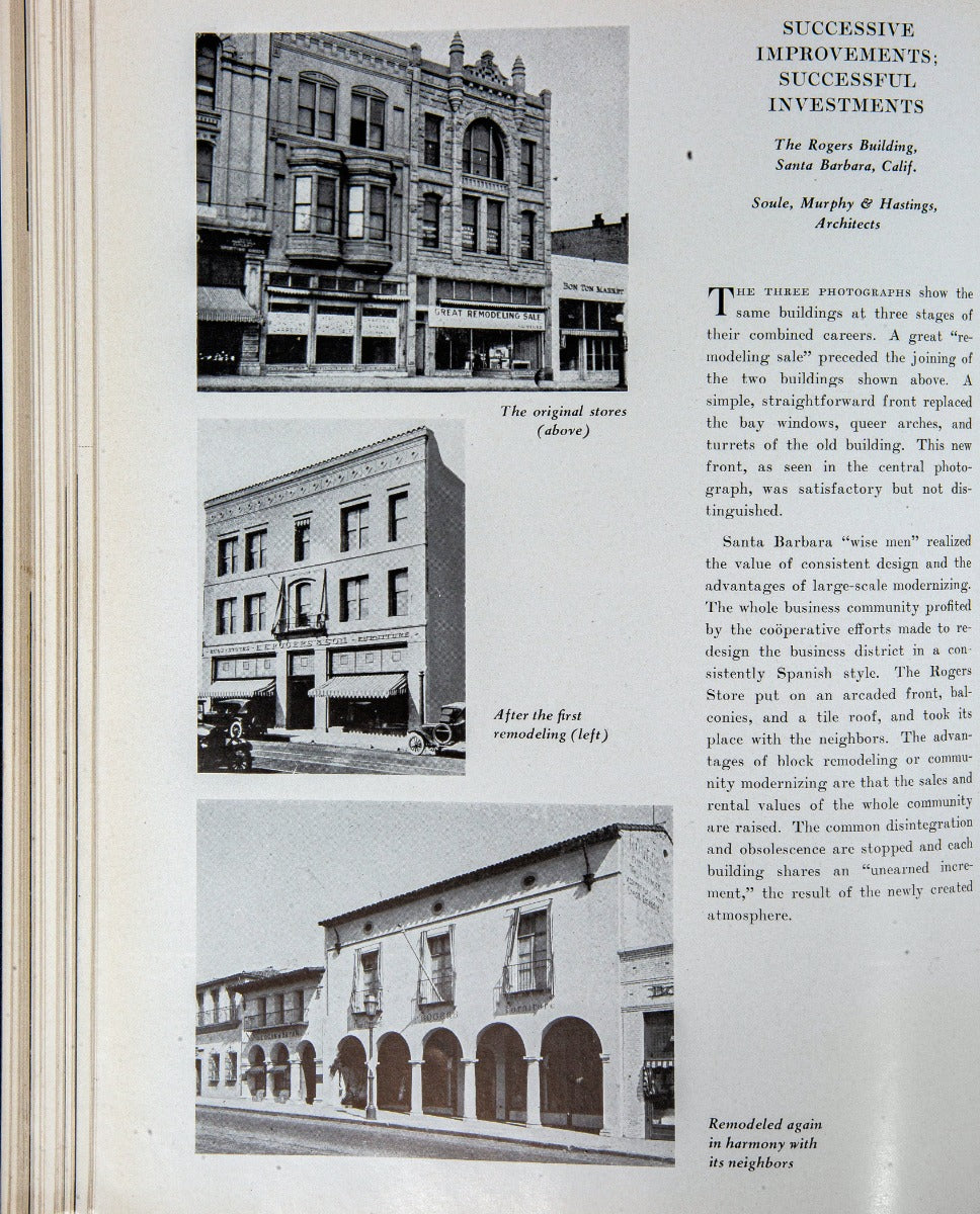 rare 1935 profusely illustrated modernizing buildings for profit by kenneth kingley stowell