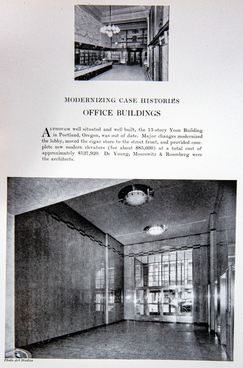 rare 1935 profusely illustrated modernizing buildings for profit by kenneth kingley stowell