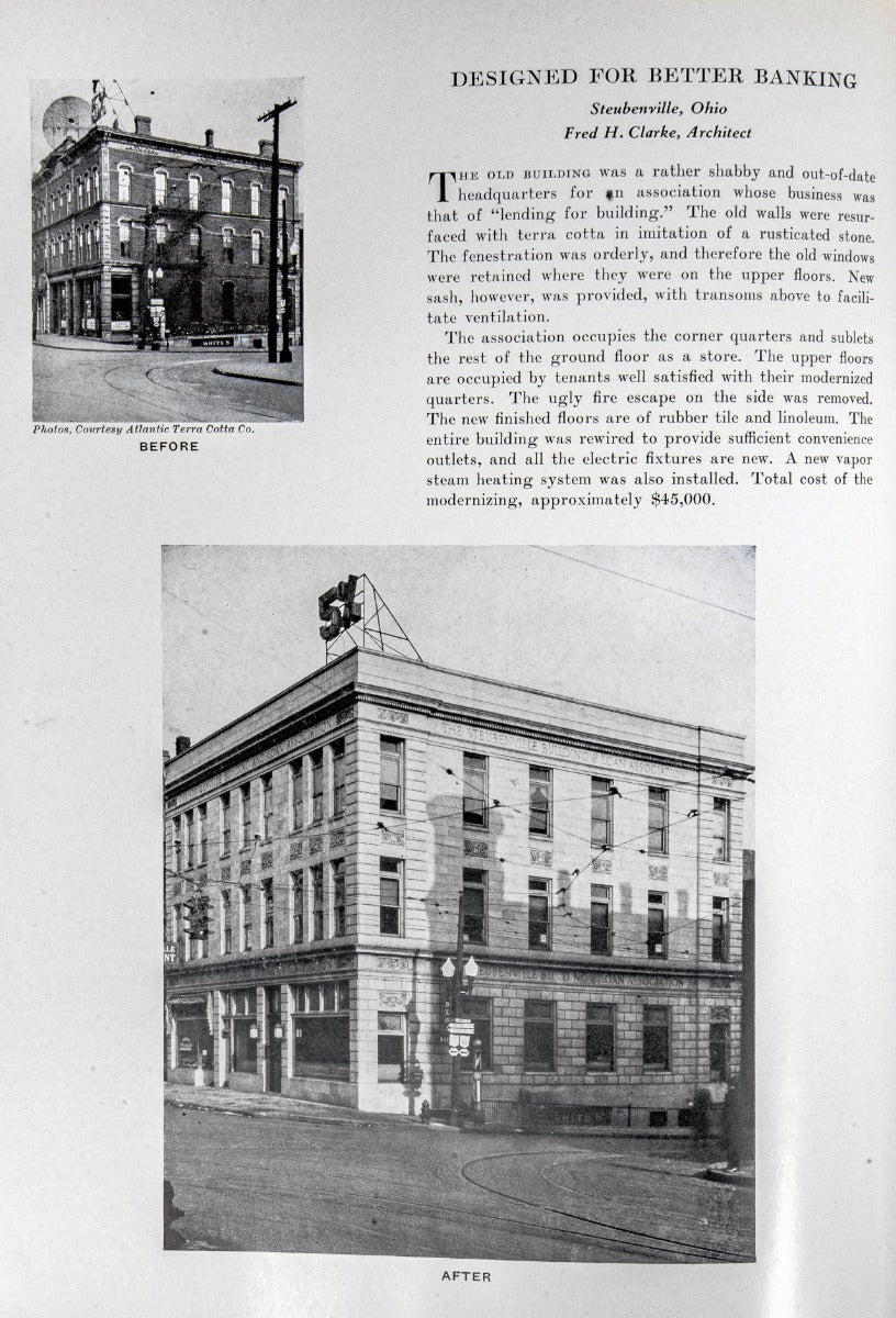 rare 1935 profusely illustrated modernizing buildings for profit by kenneth kingley stowell