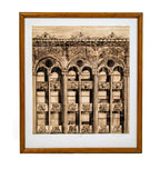 original signed and dated american muralist richard haas 1970 screen print of louis h. sullivan's bayard building facade