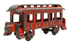 diminutive late 19th or early 20th century chicago pullman train car with original red paint
