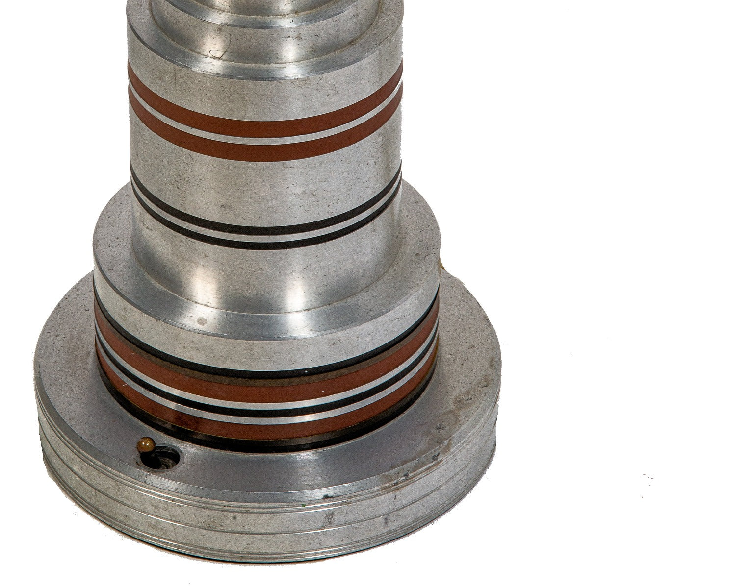 highly sought after iconic american art deco machine age c. 1930's walter von nessen spun aluminum and bakelite table or desk lamp