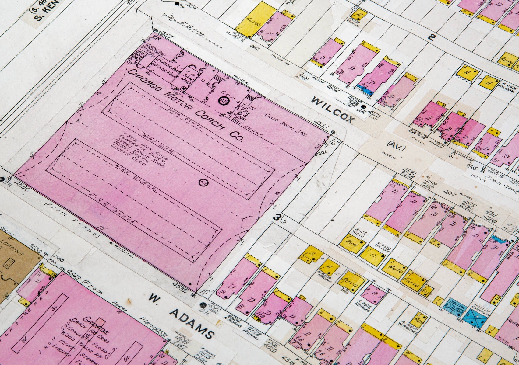 hard to find oversized 1908 hard bound chicago sanborn insurance atlas map volume 18