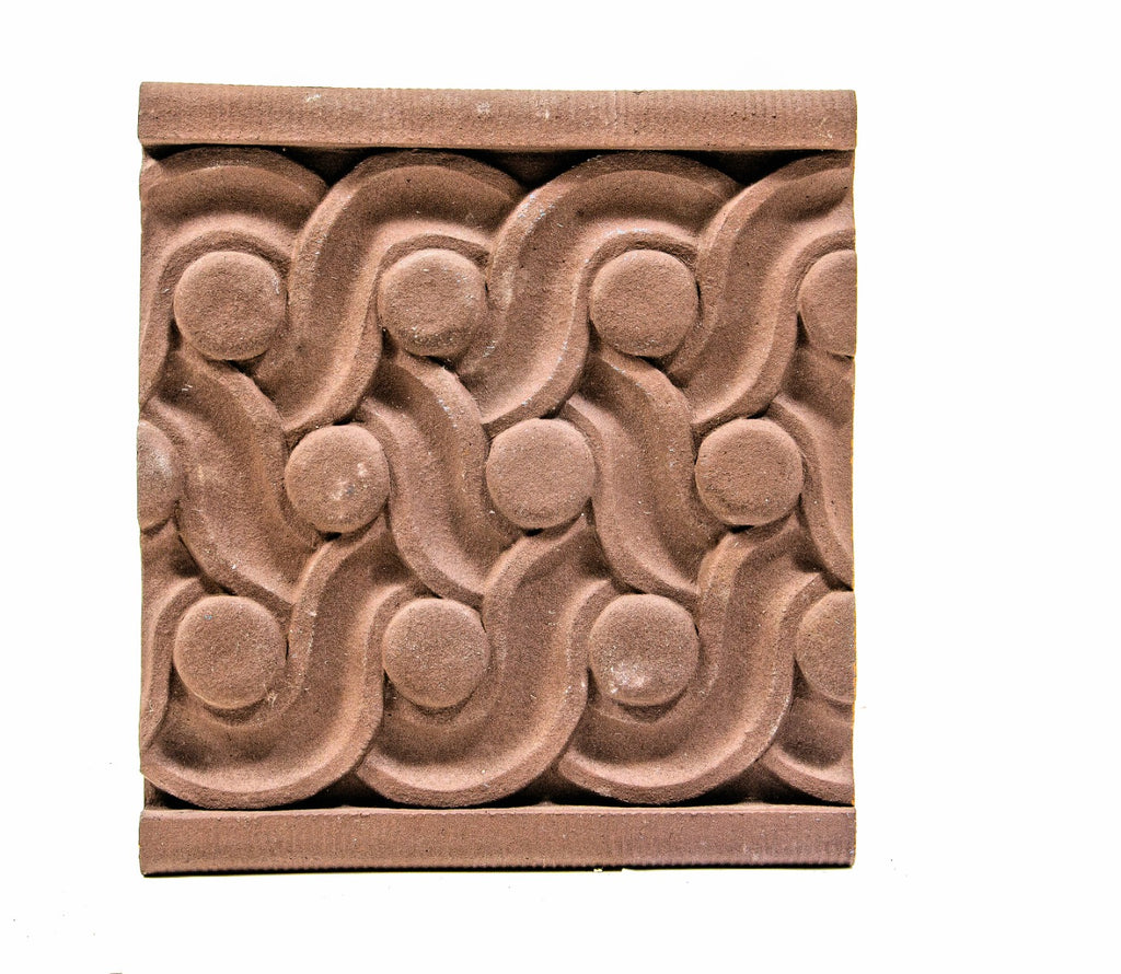 faithfully recast martin roche-designed marquette building terra cotta panel fabricated for building's restoration in 2019