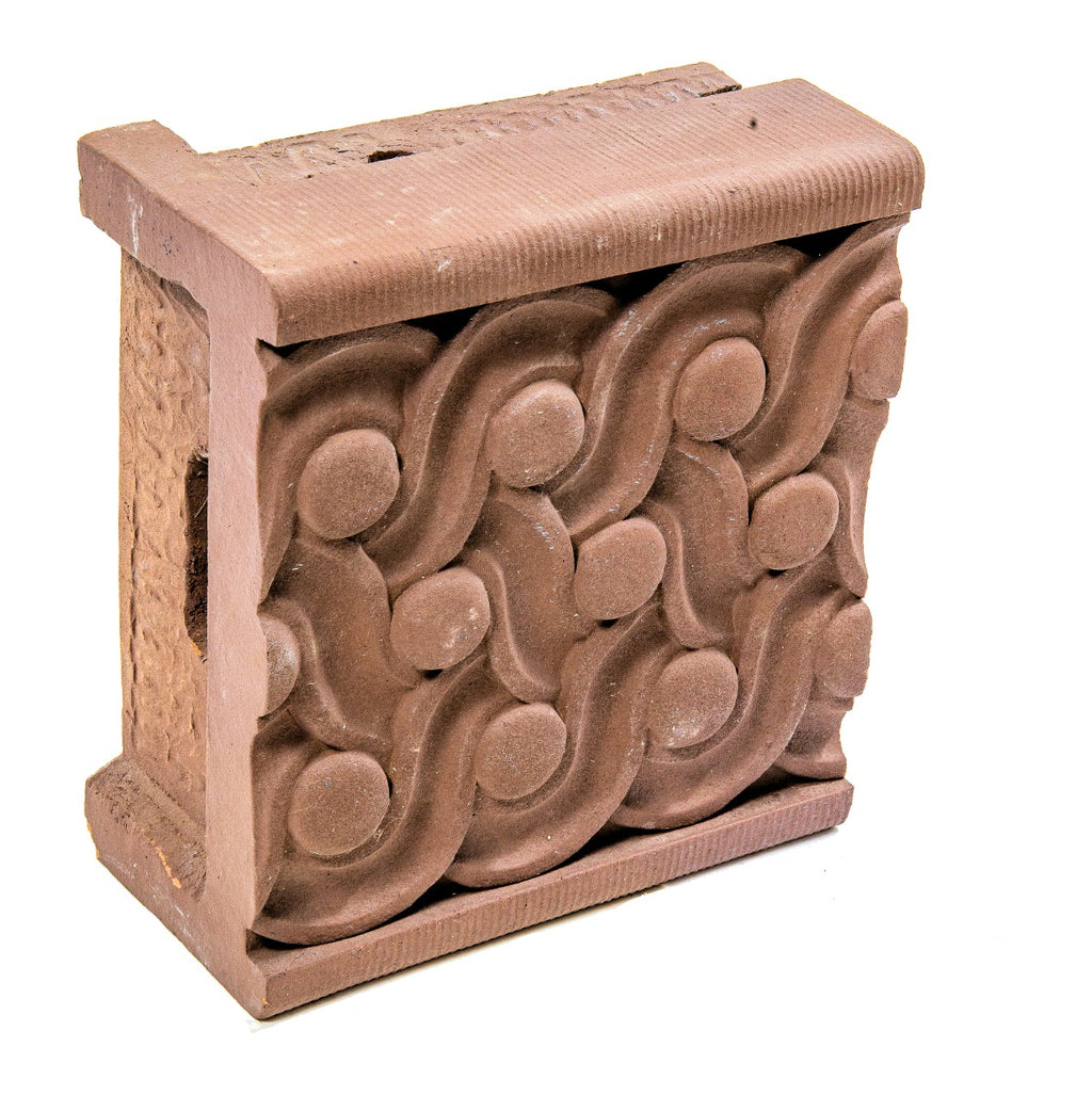 faithfully recast martin roche-designed marquette building terra cotta panel fabricated for building's restoration in 2019