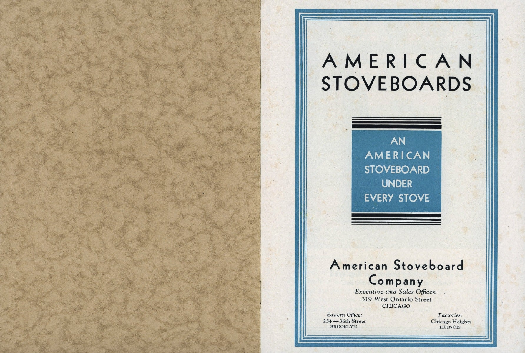 rare original and profusely illustrated color american stoveboard company catalog