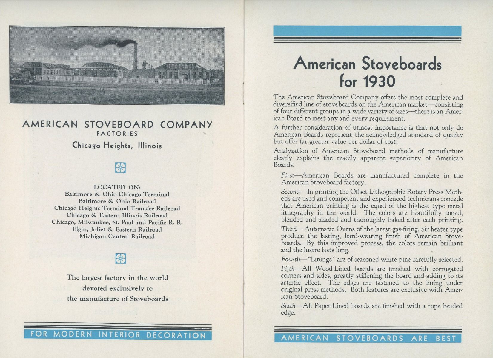 original 1920s louis h. sullivan-designed 24 x 24 inch american stoveboard company stoveboard