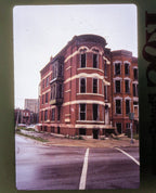 original 1880 john edelmann-designed painted carved pine wood exterior residential cornice panel