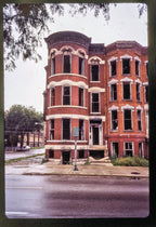 original 1880 john edelmann-designed painted carved pine wood exterior residential cornice panel