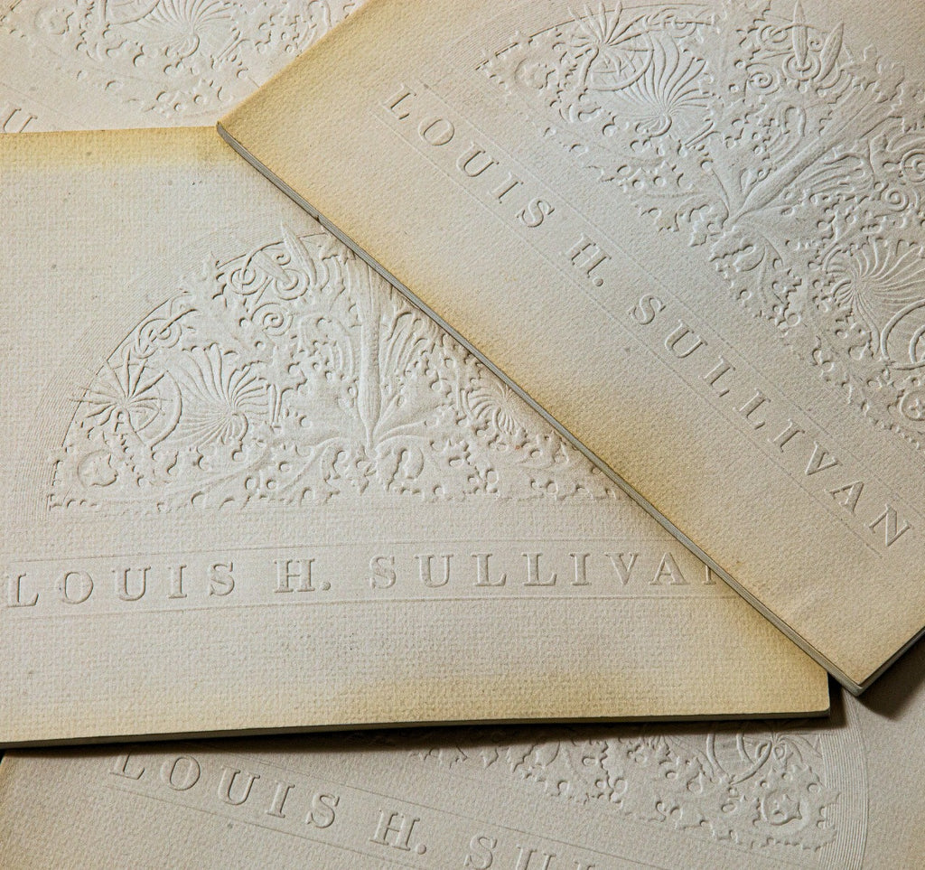 seldom found original 1981 louis h. sullivan - architectural ornament collection southern illinois university at edwardsville softbound book or catalog