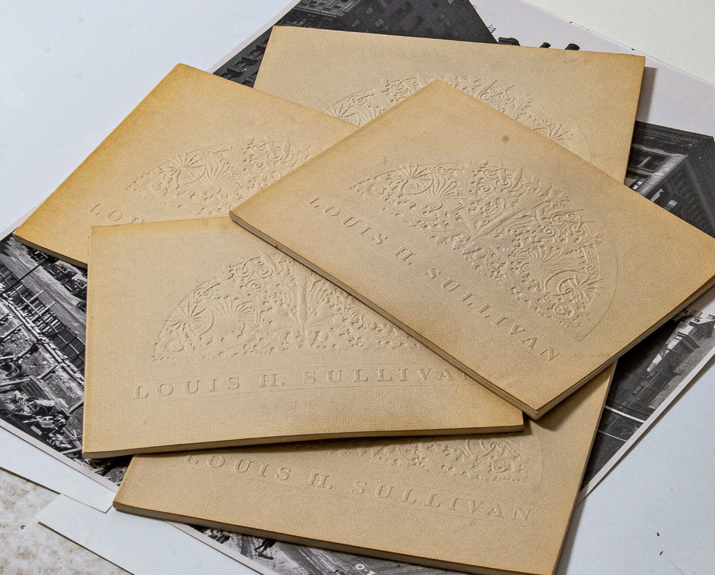 seldom found original 1981 louis h. sullivan - architectural ornament collection southern illinois university at edwardsville softbound book or catalog