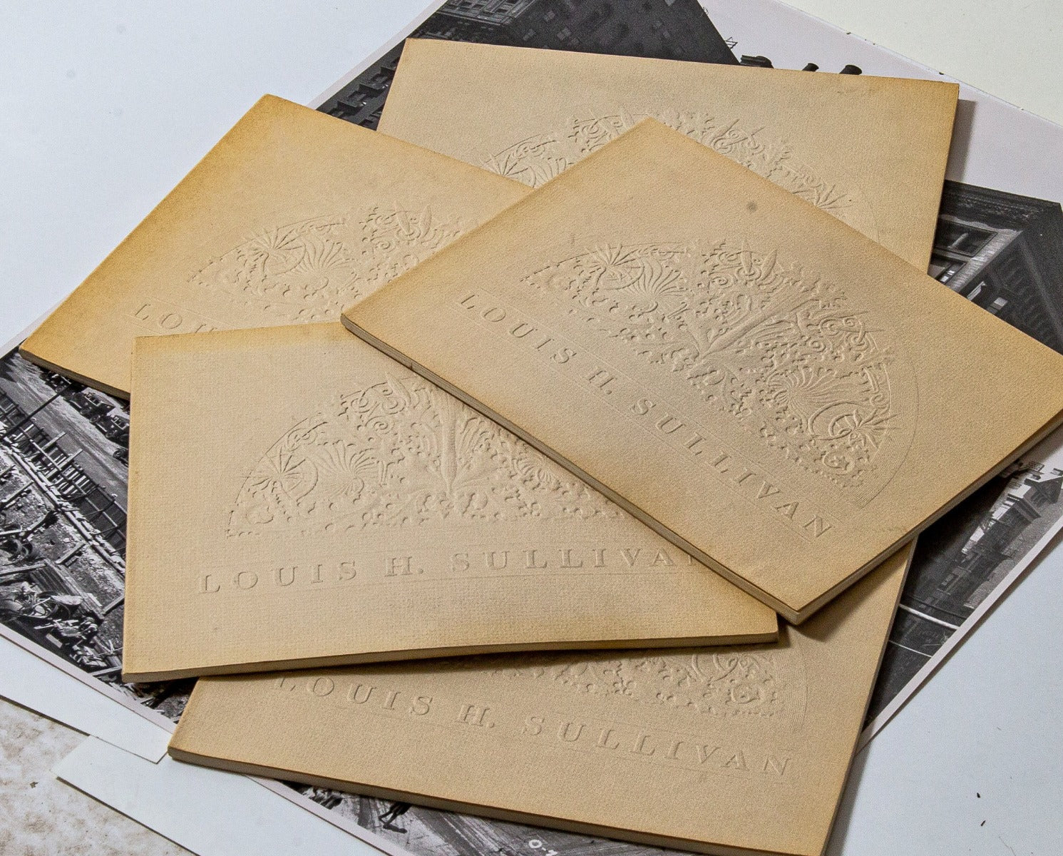 seldom found original 1981 louis h. sullivan - architectural ornament collection southern illinois university at edwardsville softbound book or catalog