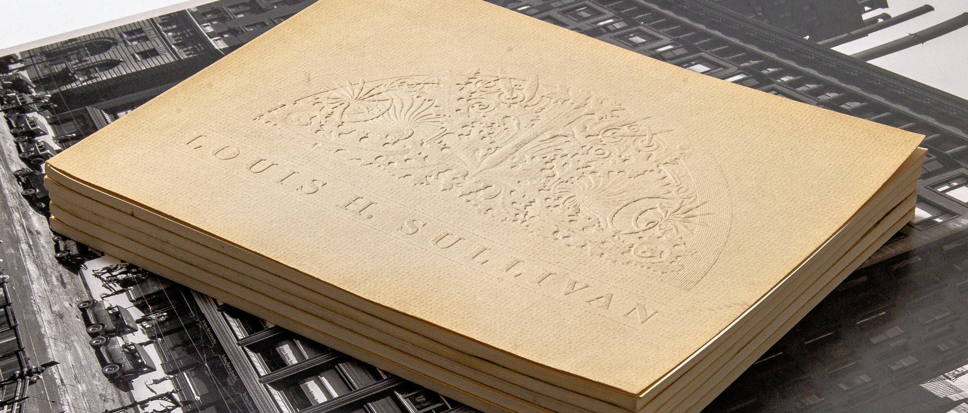 seldom found original 1981 louis h. sullivan - architectural ornament collection southern illinois university at edwardsville softbound book or catalog