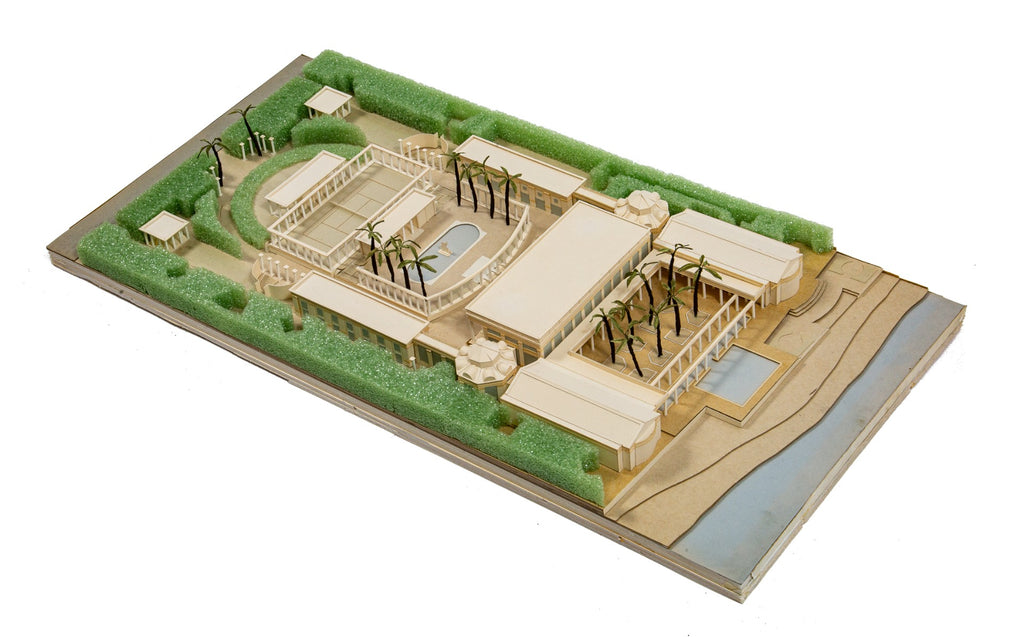 oversized original and largely intact stanley tigerman architectural presentation model