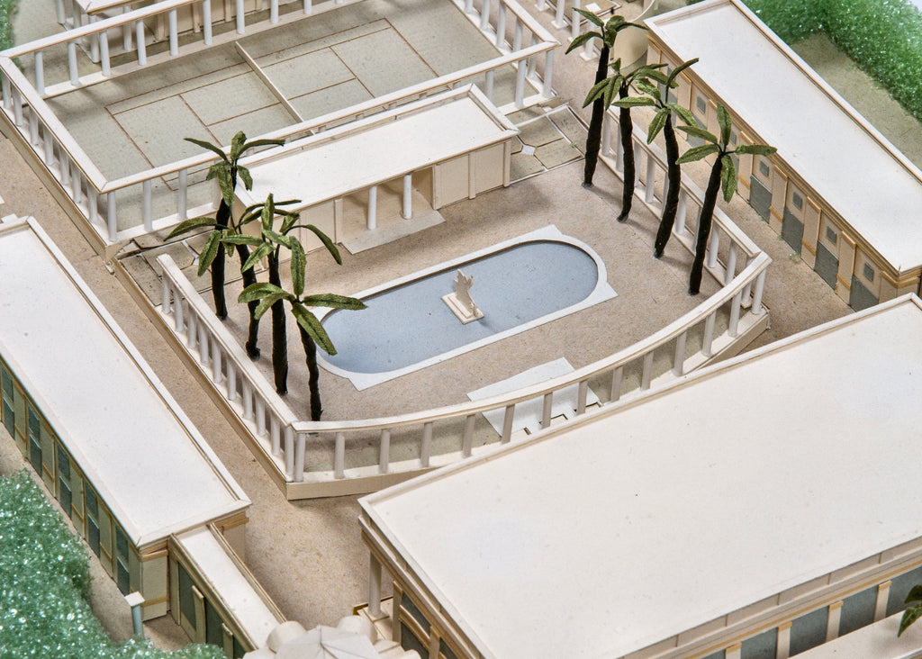 oversized original and largely intact stanley tigerman architectural presentation model