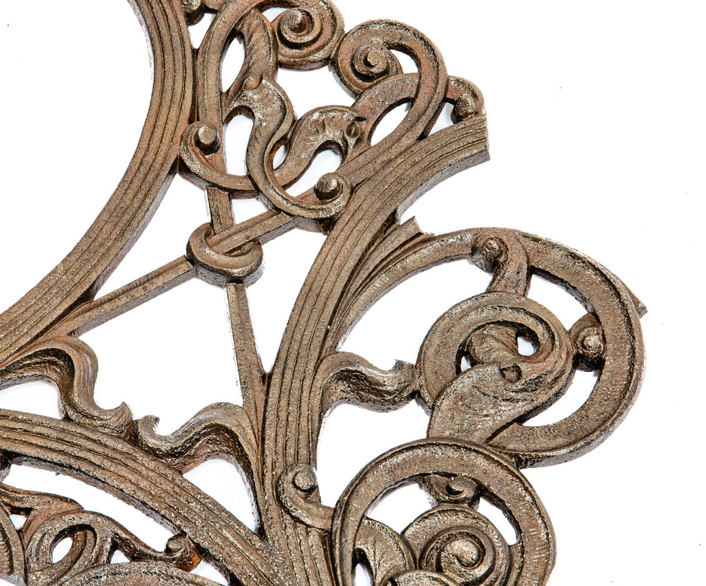 original 1888 ornamental cast iron john wellborn root-designed kansas city board of trade building lobbyy fragment