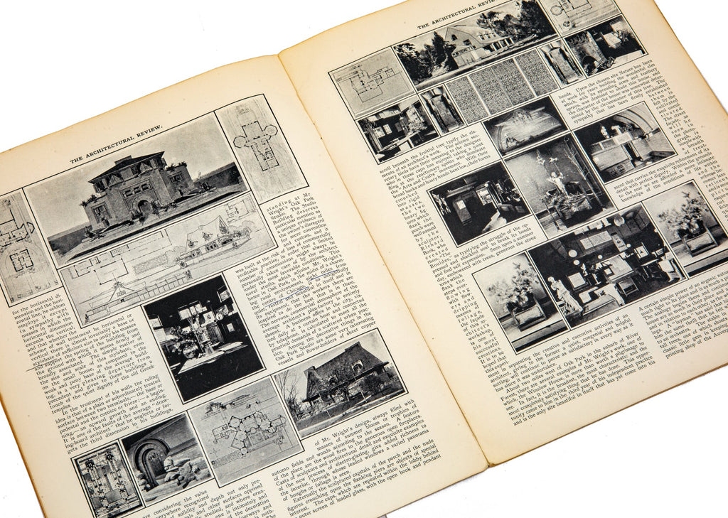hard to find 1965 prairie school press reprint of robert spencer's work of frank lloyd wright, from 1893 to 1900