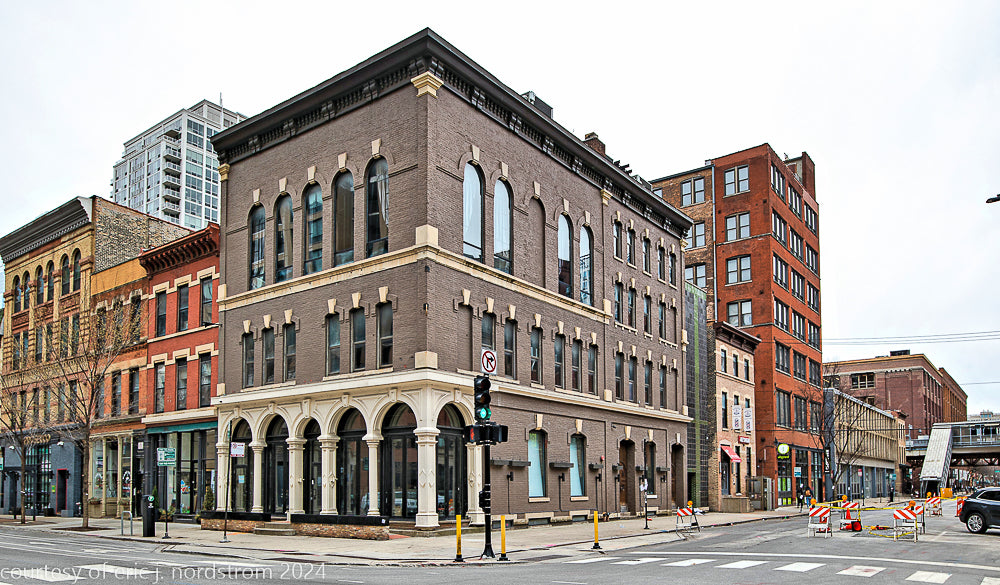 original overiszed early 1870s faceted cast iron keystone salvaged from theodore karl's post-fire conrad seipp building