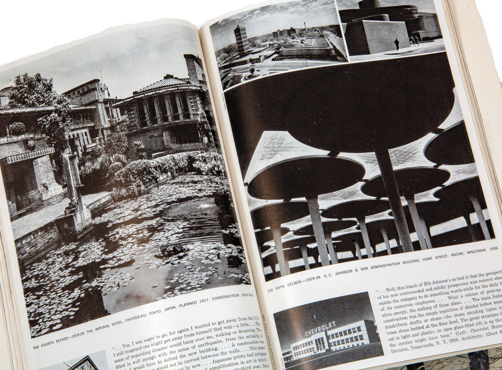 one of two hard to find original 1959 forum magazines on frank lloyd wright's work