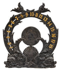 museum-quality 1896 charles atwood or peter weber-designed interior fisher building elevator floor indicator with original bronze numbers