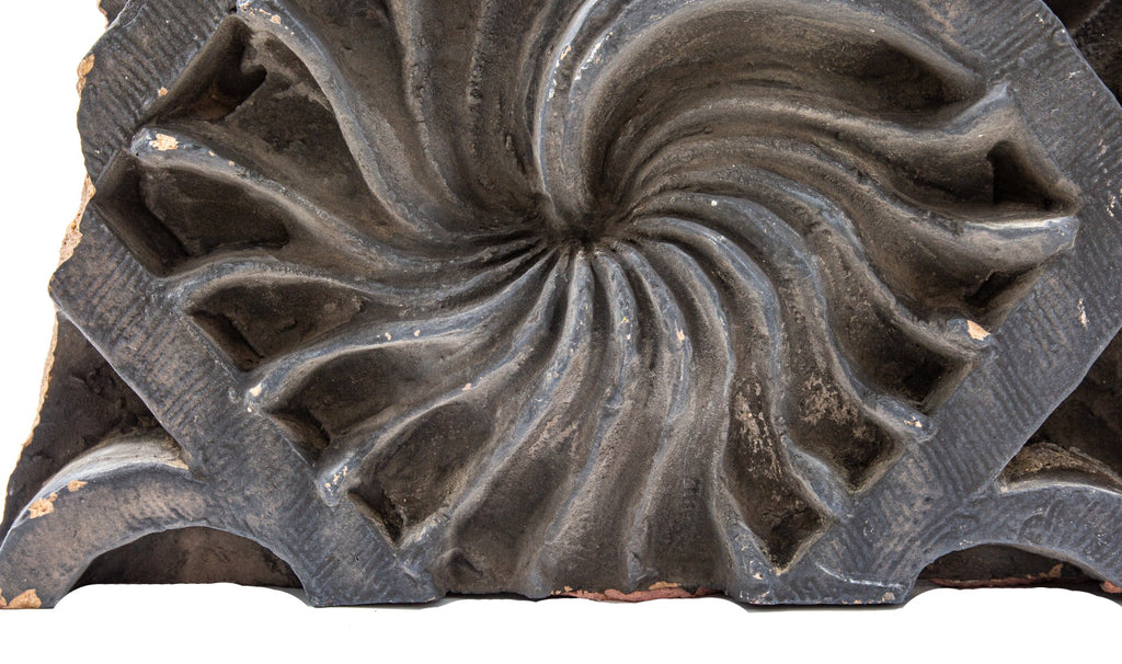 visually distinctive original 1892 exterior adler and sullivan schiller building or garrick theater terra cotta facade spandrel panel