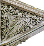 museum-quality original sullivanesque soffit bay panel salvaged from harry bergen wheelock's western methodist book concern building (1899).