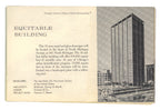 "skyline '70" staplebound booklet presented by central national bank in chicago