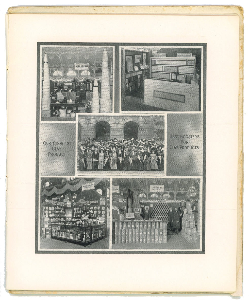 original illustrated product catalog for the clay products exposition, held at the chicago coliseum (1900-1982, frost and granger, architects) from february 26th to march 8, 1913