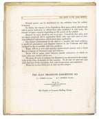 original illustrated product catalog for the clay products exposition, held at the chicago coliseum (1900-1982, frost and granger, architects) from february 26th to march 8, 1913