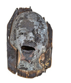 historically important documented great chicago fire exterior residential figural cast metal gutter spout salvaged from "burnt district" in 1871.