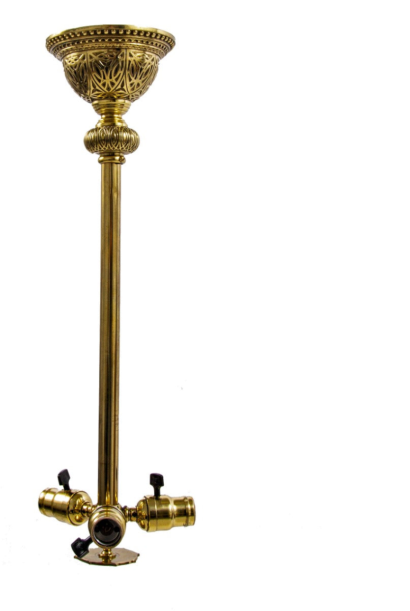 original 1894 historically important museum quality adler & sullivan chicago stock exchange building lobby ceiling pendant light fixture designed by louis h. louis sullivan