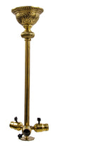 original 1894 historically important museum quality adler & sullivan chicago stock exchange building lobby ceiling pendant light fixture designed by louis h. louis sullivan