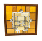 original museum-quality stained glass window salvaged from adler and sullivan's 1889 auditorium building