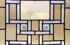original museum-quality stained glass window salvaged from adler and sullivan's 1889 auditorium building