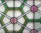 original 1893 museum-quality adler and sullivan chicago stock exchange trading room art glass skylight window