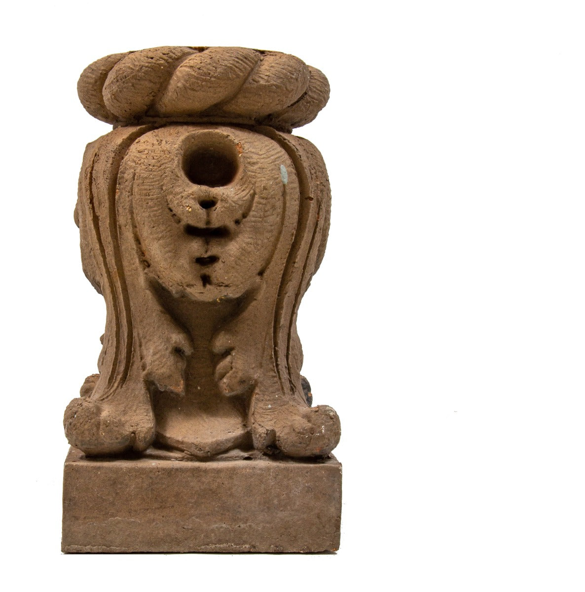 original 1895 henry koch-designed exterior buff-colored terra cotta architectural artifact salvaged from milwaukee city hall