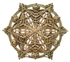 exceptionally rare all original 1895-96 copper-plated cast iron louis h. sullivan designed guaranty or prudential building elevator lobby medallion