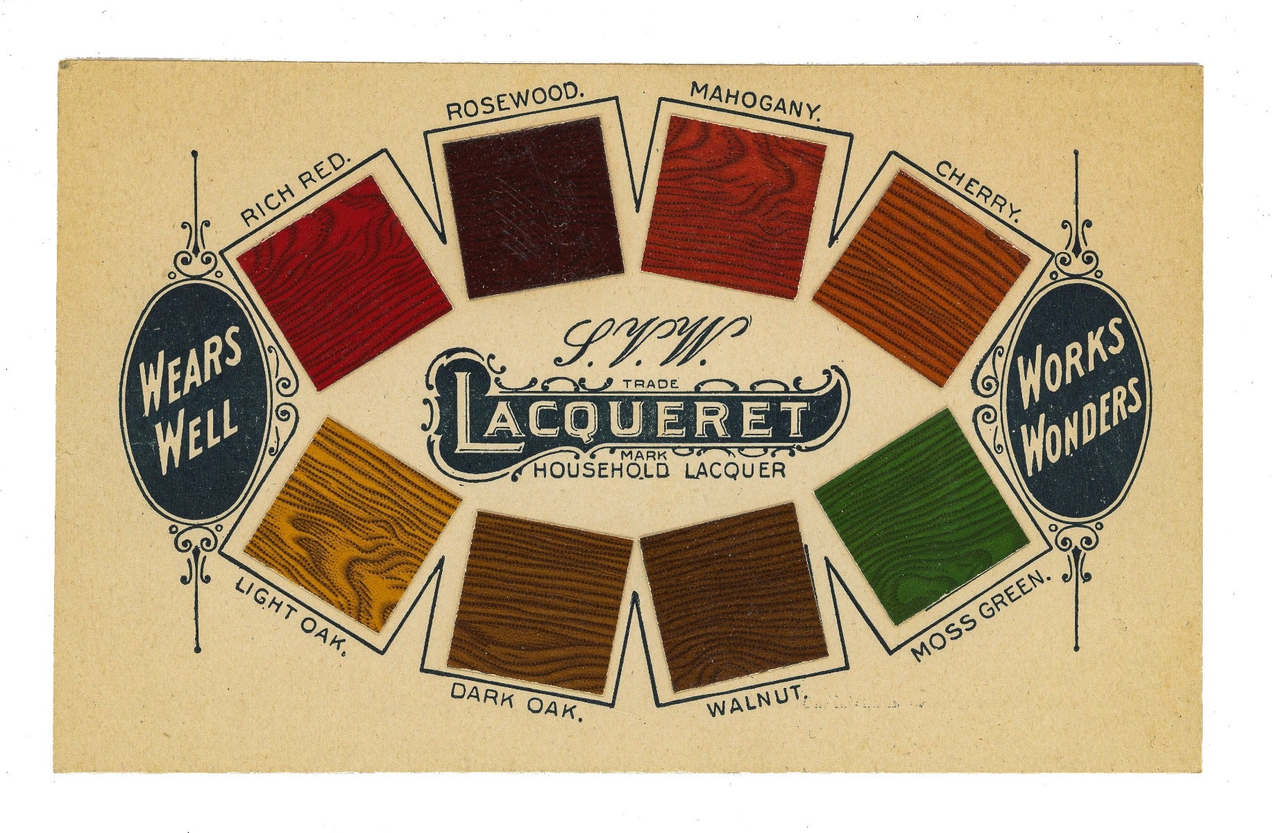 rare collection of original 19th and early 20th century residential and commerical building paint sample cards