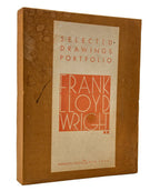 original limited edition oversized 1980 frank lloyd wright selected drawings portfolio volume two, copy number a 203