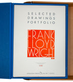 original limited edition oversized 1980 frank lloyd wright selected drawings portfolio volume two, copy number a 203